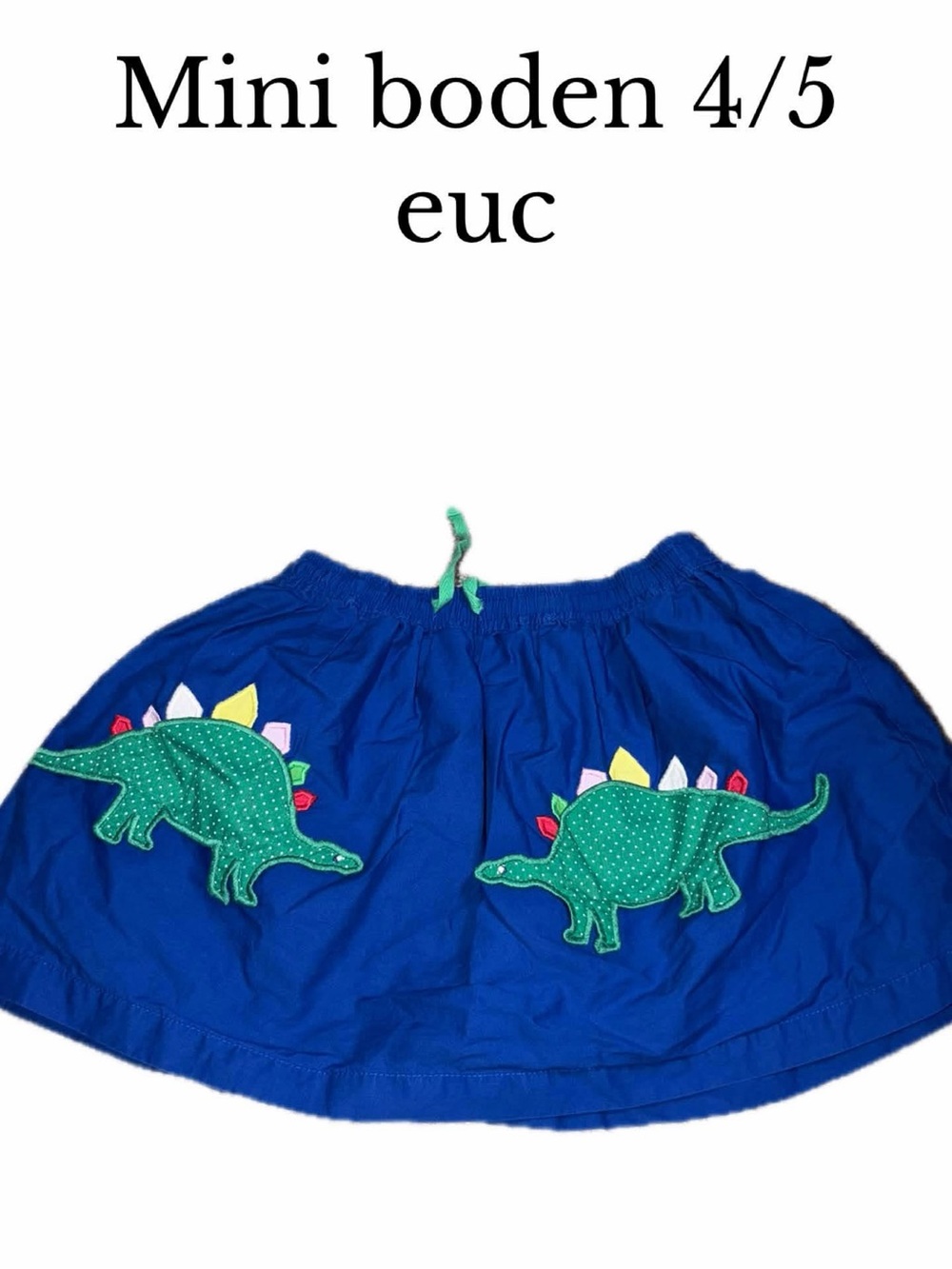 Mini boden dinosaur skirt